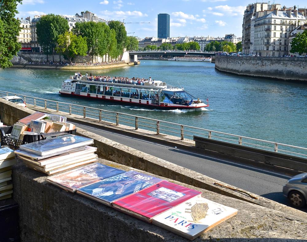 La Seine entre l'île de la Cité et l'île Saint-Louis, vue depuis les quais